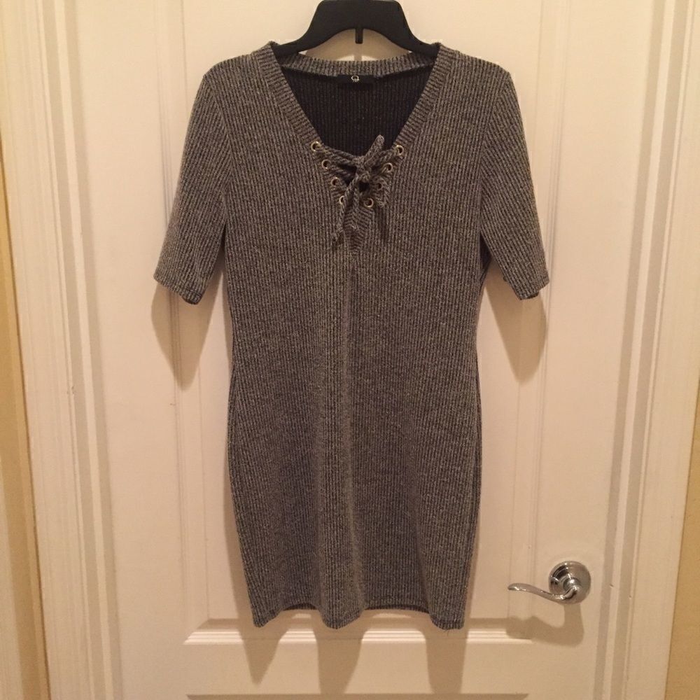 Q Dress with tie front